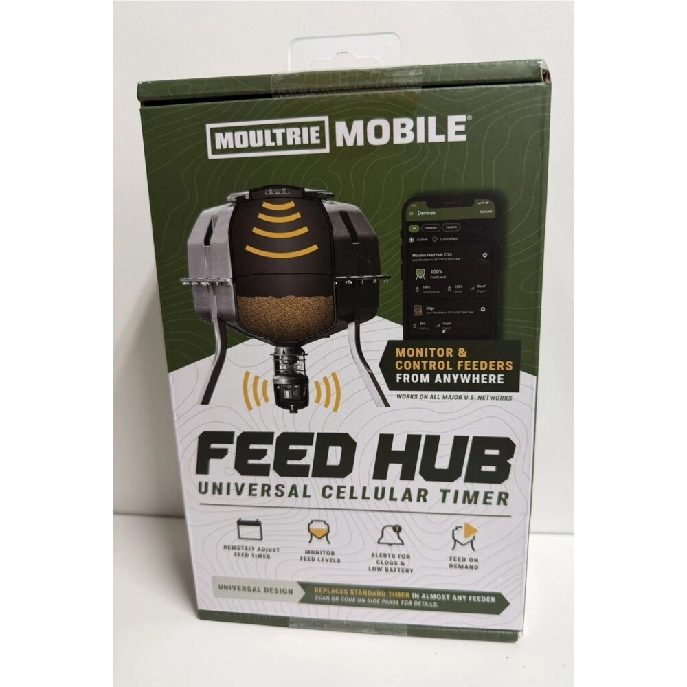 Moultrie Mobile Feed Hub Universal Cellular Timer - New Sealed Box